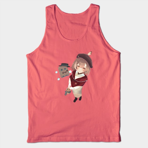 Nanashi Mumei Hololive Tank Top by Ghazinagato